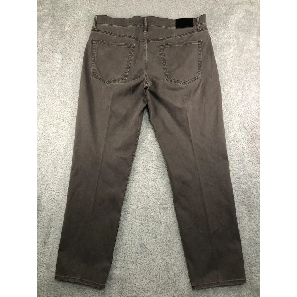 Lucky Brand Jeans Mens 38x30 (Tag 36x30) Brown 121 Slim Straight *Flaw